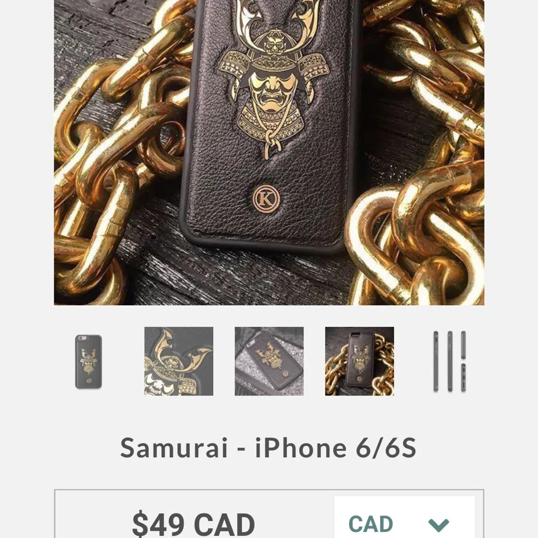 Samurai Leather iPhone 6 Plus Cover photo 5