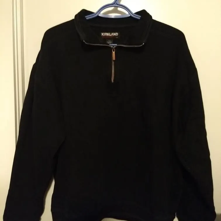 Kirkland Black Quarter-Zip Sweater photo 1