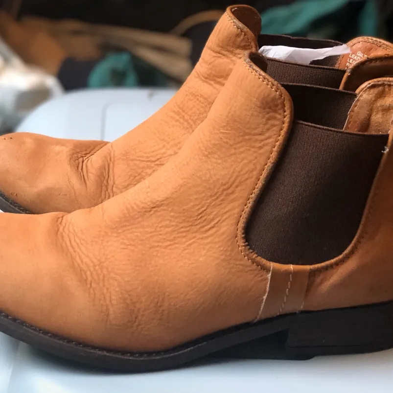 STEVE MADDEN BOOTIES S9-11 BROWN LEATHER photo 1