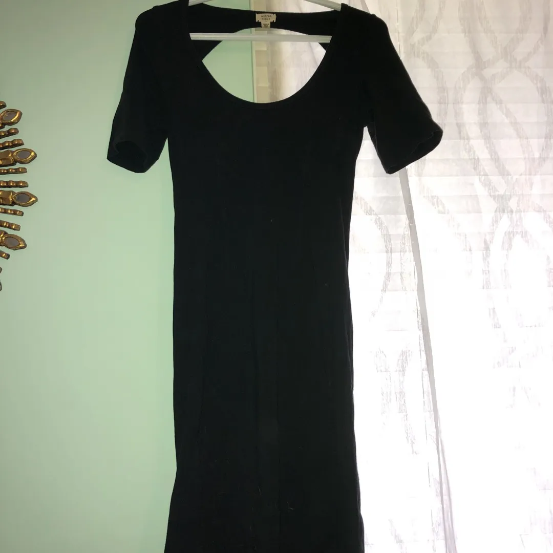 Wilfred Black Dress photo 1