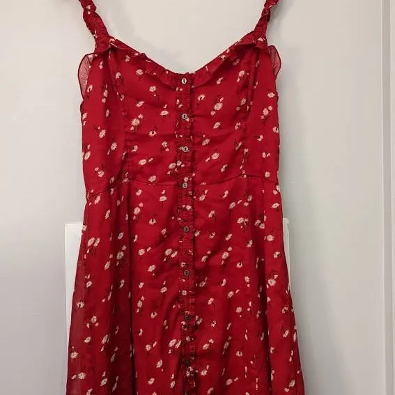 Reformation Style Dress By Abercrombie And Fitch Size Medium ... photo 1