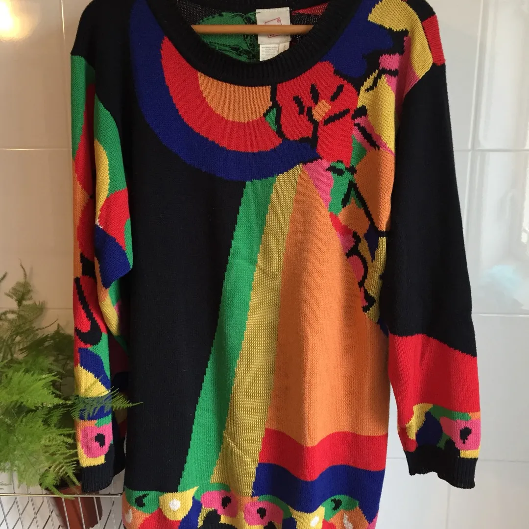 Vintage Rainbow Sweater photo 1
