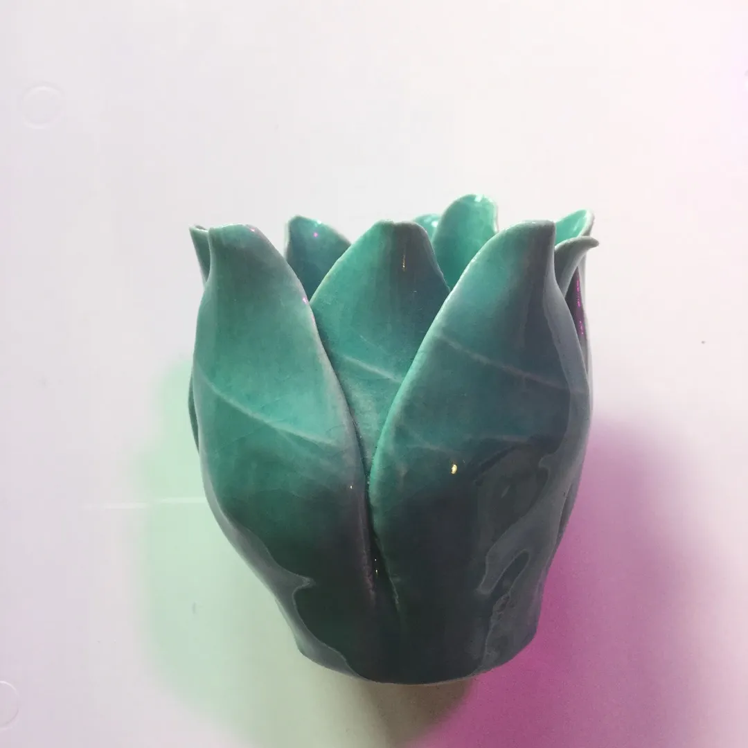 Ceramic Tea Light holder, handmade photo 1