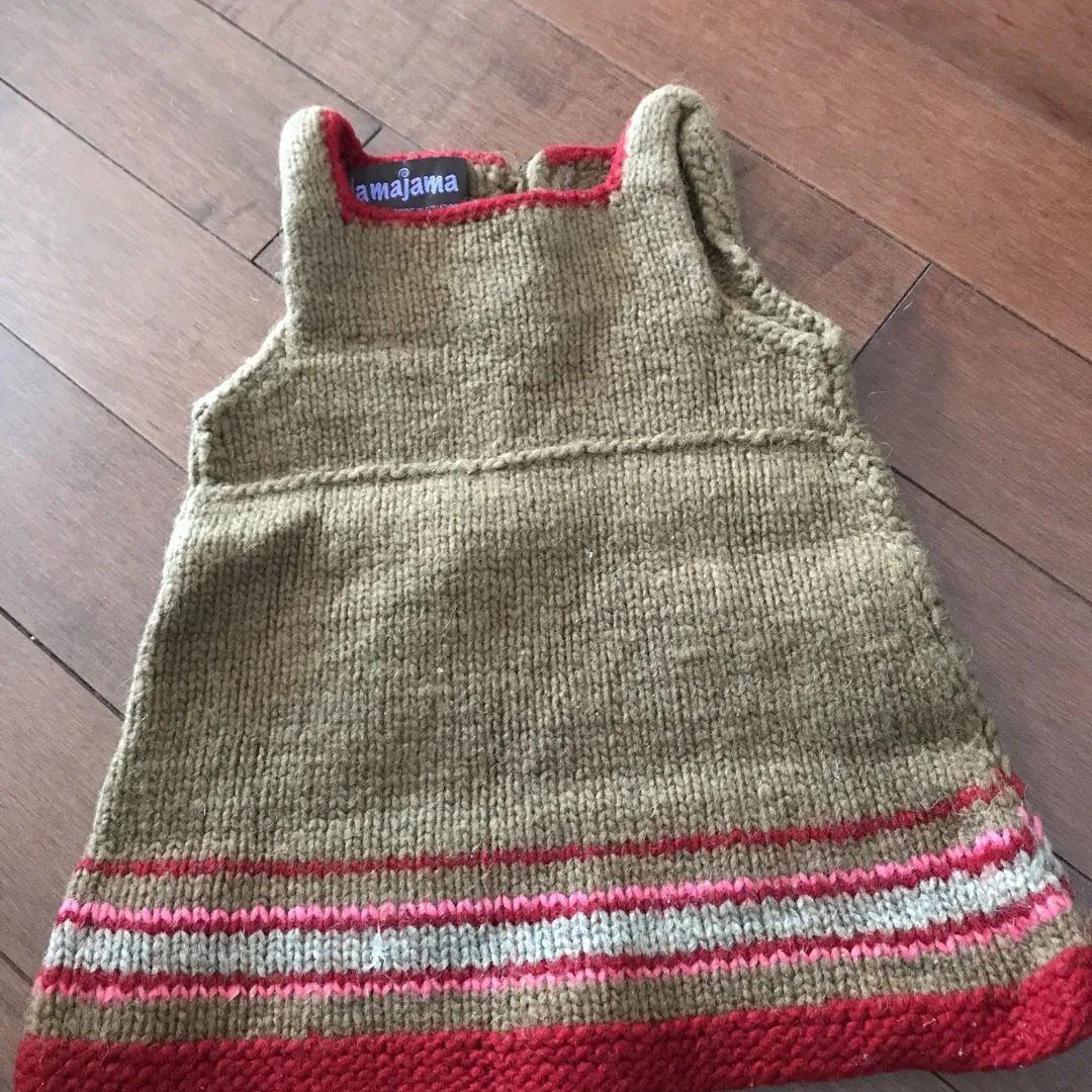 12 Month Girl Wool Dress And Tunic photo 1
