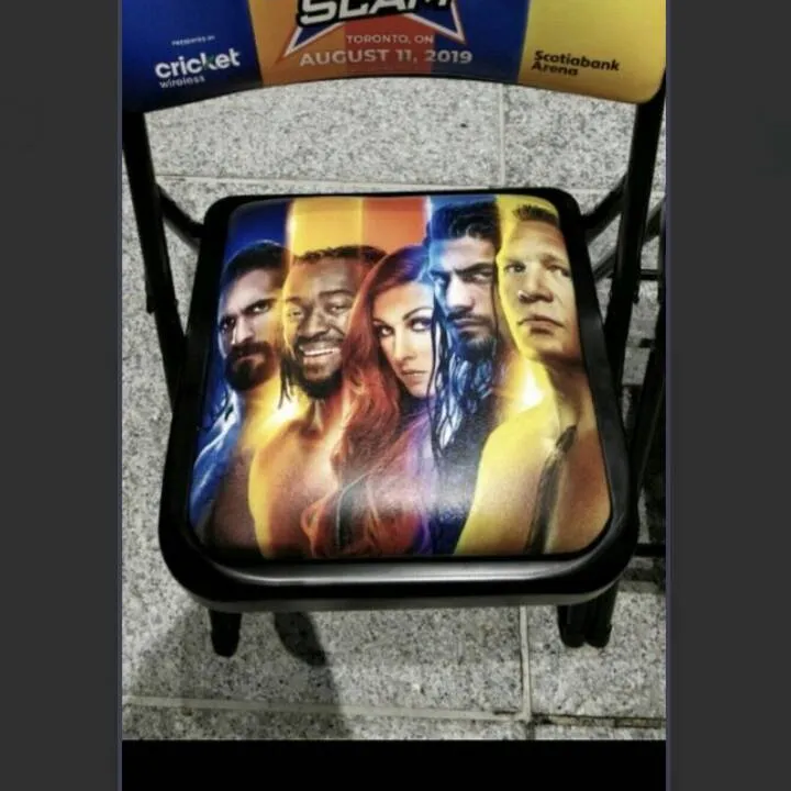 WWE SUMMER SLAM chair 2019 photo 1