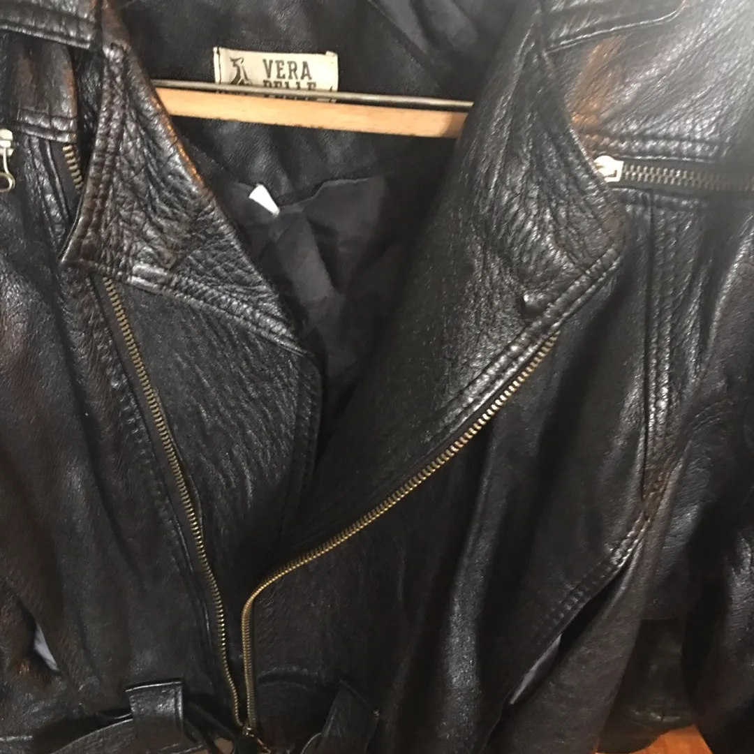 Leather Moto Style Made In Italy photo 1
