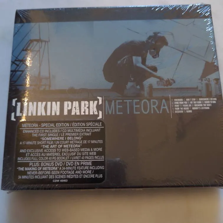 BNIB Linkin Park Meteora Special Edition CD With Bonus DVD In... photo 1