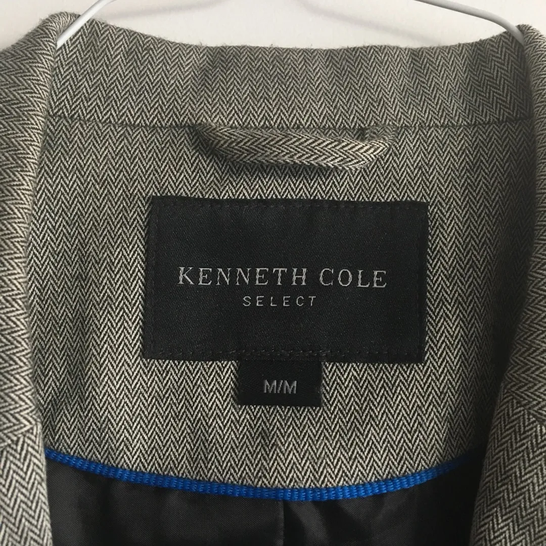 Women's Grey Blazer - Size M - Kenneth Cole Select photo 4