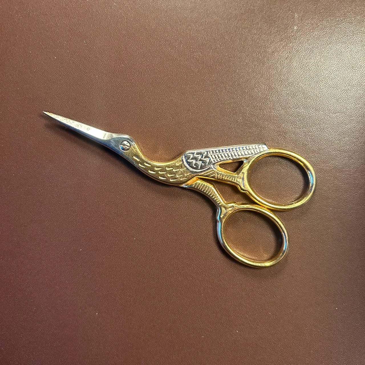 Stork sewing scissors - 3.5 inch photo 1