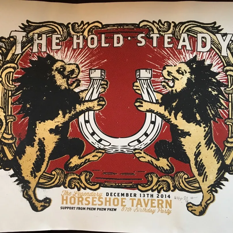 Hold Steady poster - Limited Run photo 1