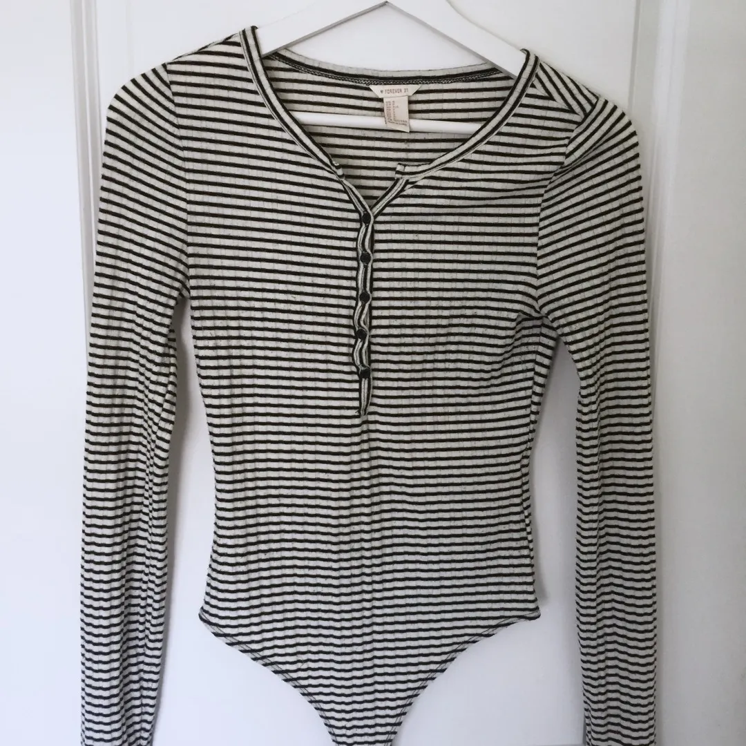 Striped Bodysuit - Small photo 1