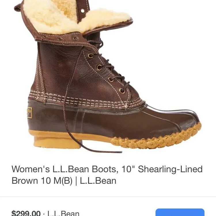 Size 7 L.L Bean Boots photo 1