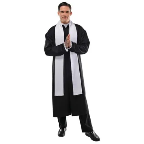 Priest Halloween Costume EUC photo 1