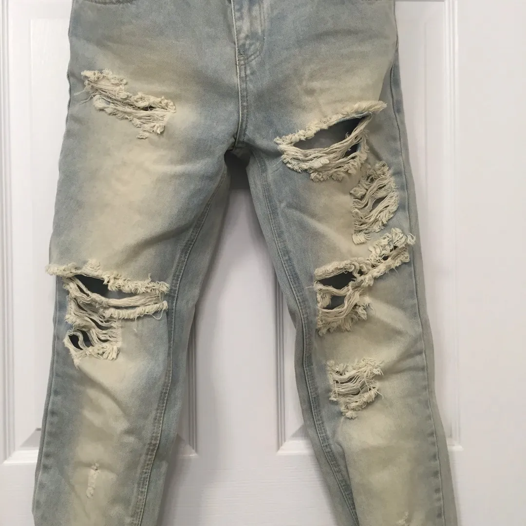 ONETEASPOON ripped jeans size 27 photo 1
