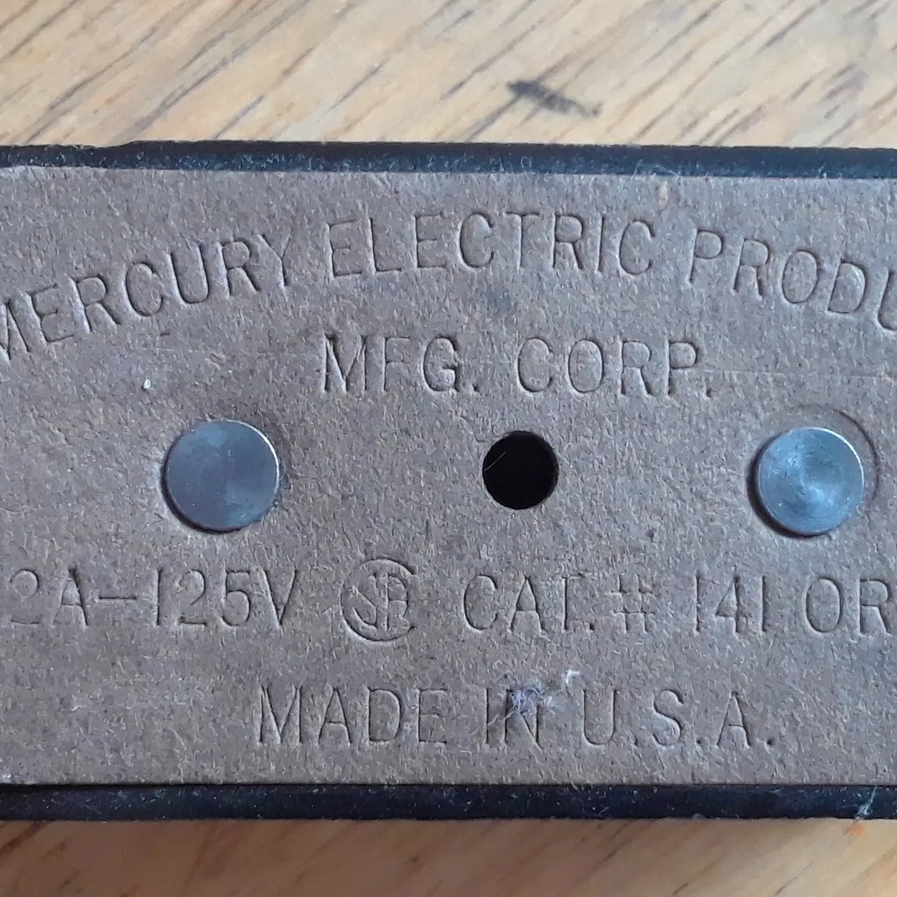 VINTAGE metal Mercury Sewing Machine foot pedal photo 5