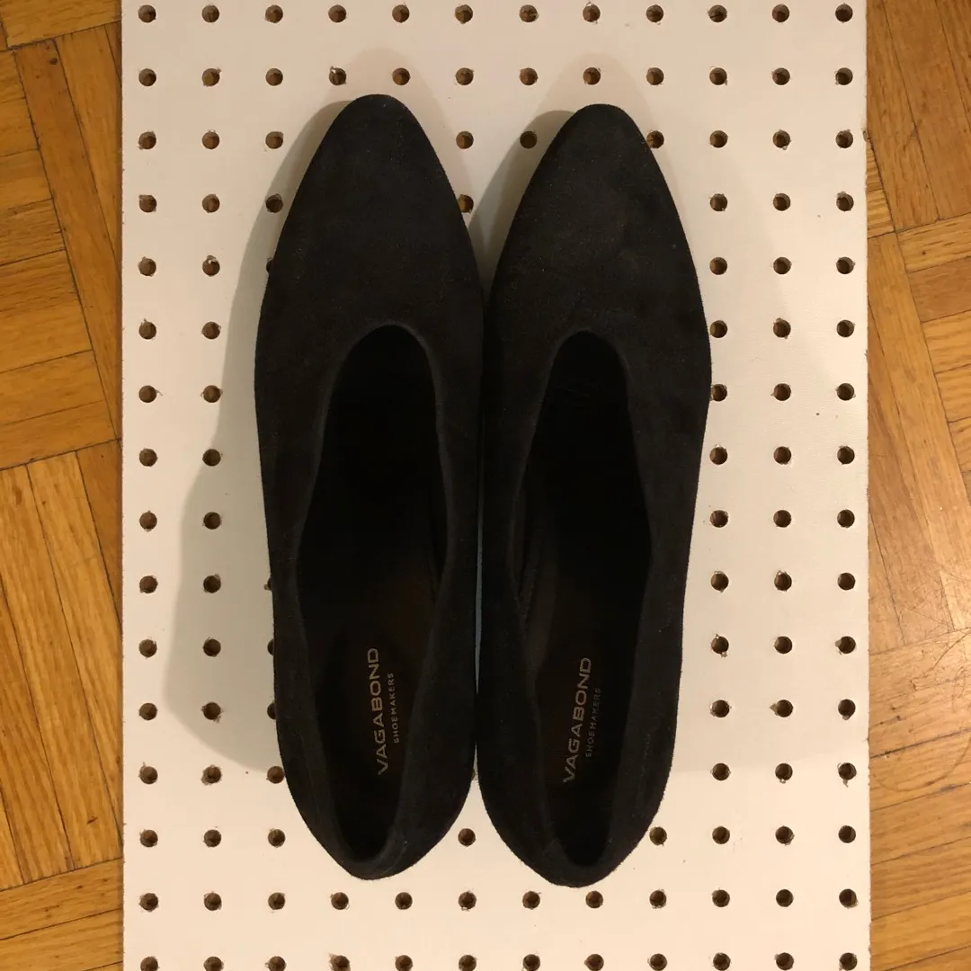 Black Suede Vegabond Shoes photo 3