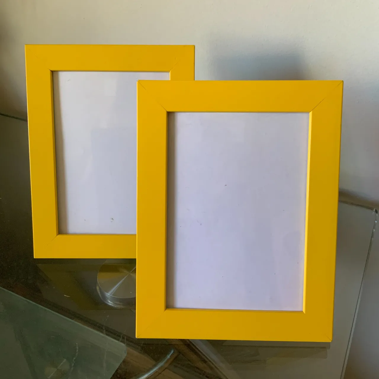 Two Yellow IKEA Frames  photo 1