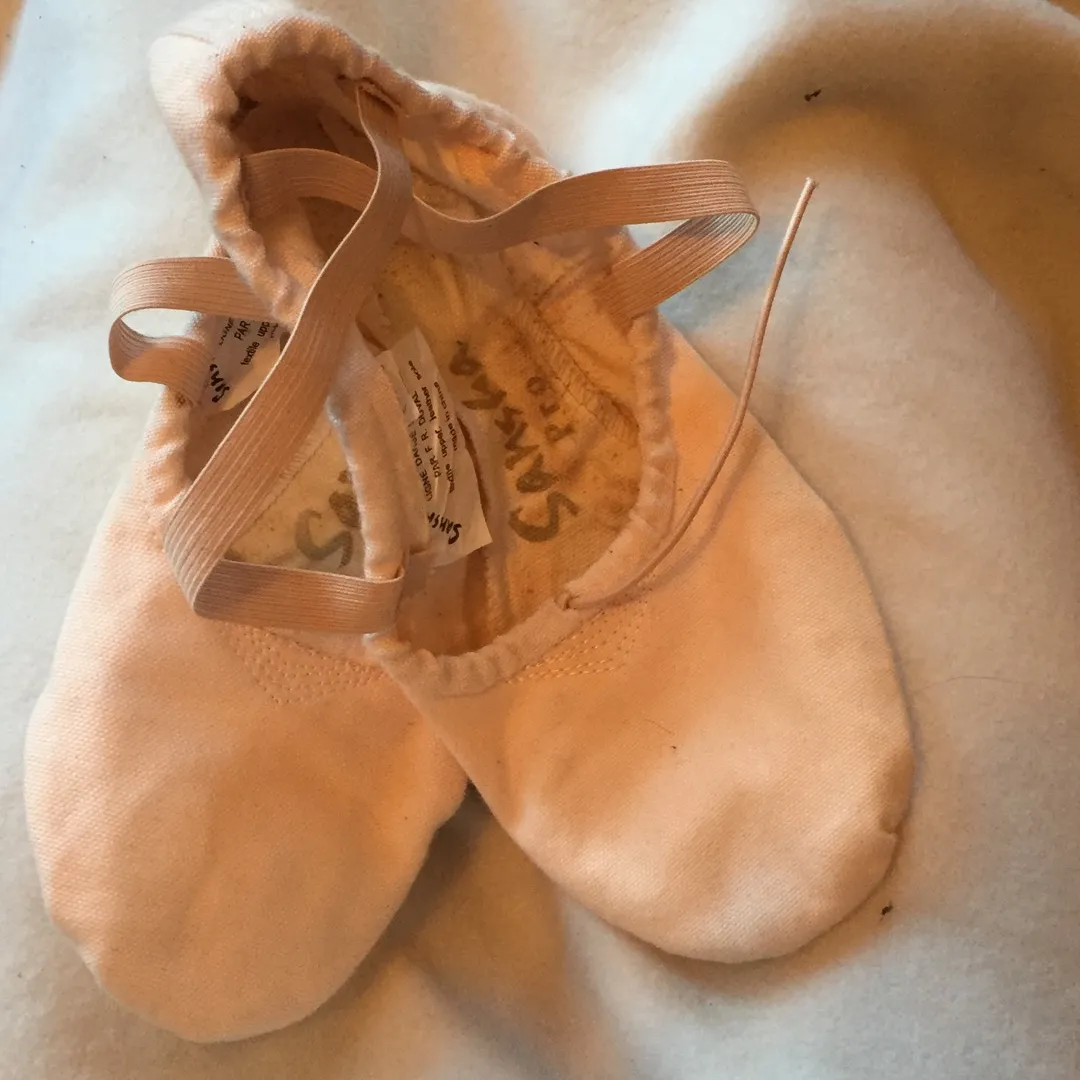 Barely Worn Size 8N Ballet Slippers photo 1