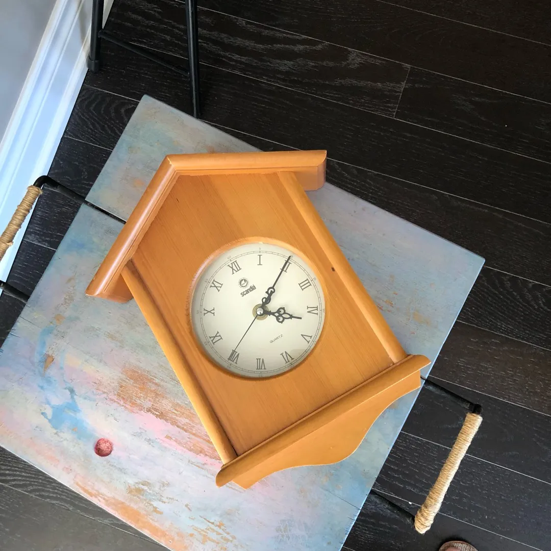 Solid Wood Clock photo 1