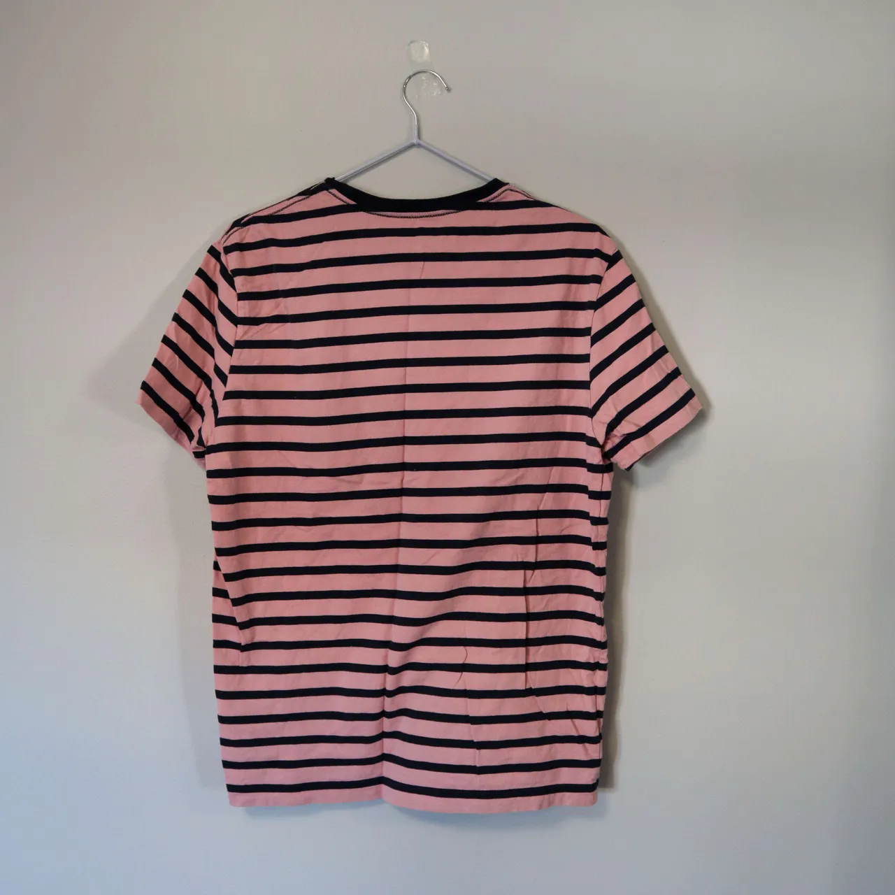 Pink Striped Tshirt - Medium photo 3