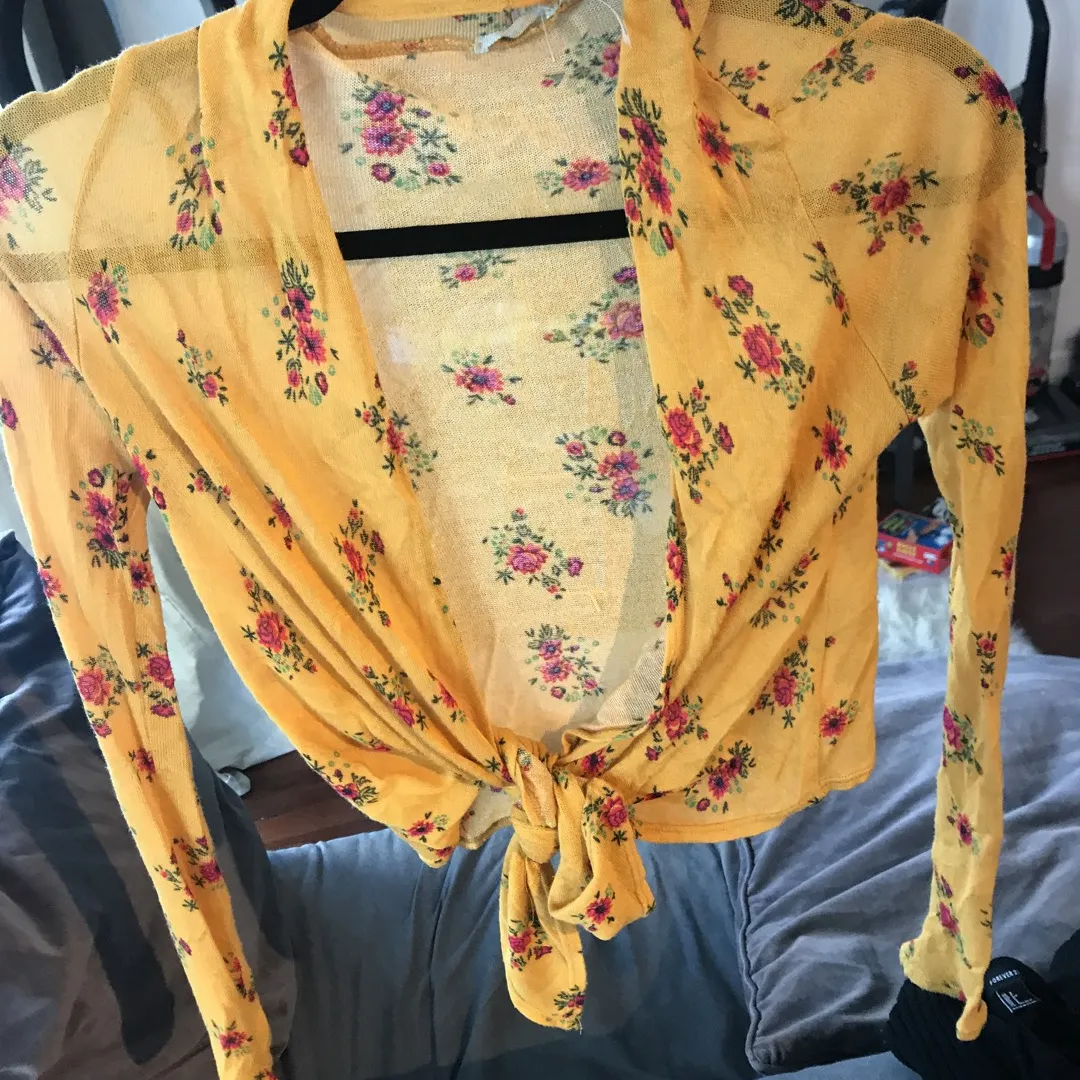 Urban Outfitters Floral Cardigan photo 1