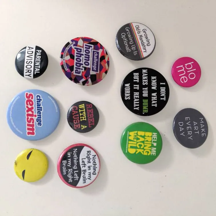 Angsty Button Pins photo 1