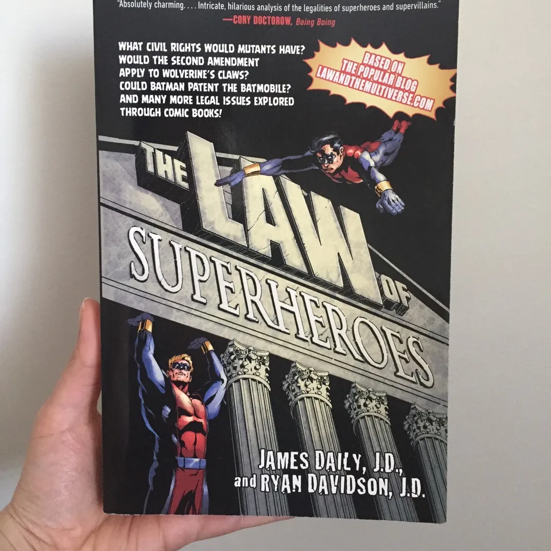 The Law of Superheroes Book photo 1