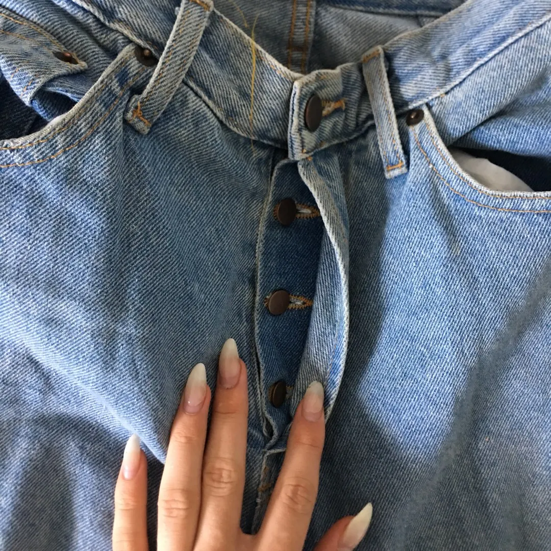 American Apparel High Waisted Mom Jeans photo 3