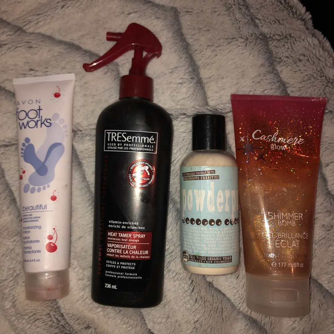 assorted body / hair products photo 1