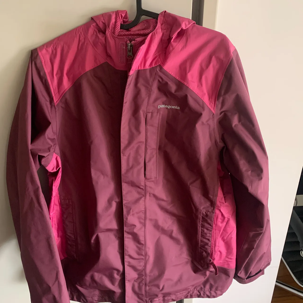 Patagonia pink and purple rain jacket (size S/M) photo 1