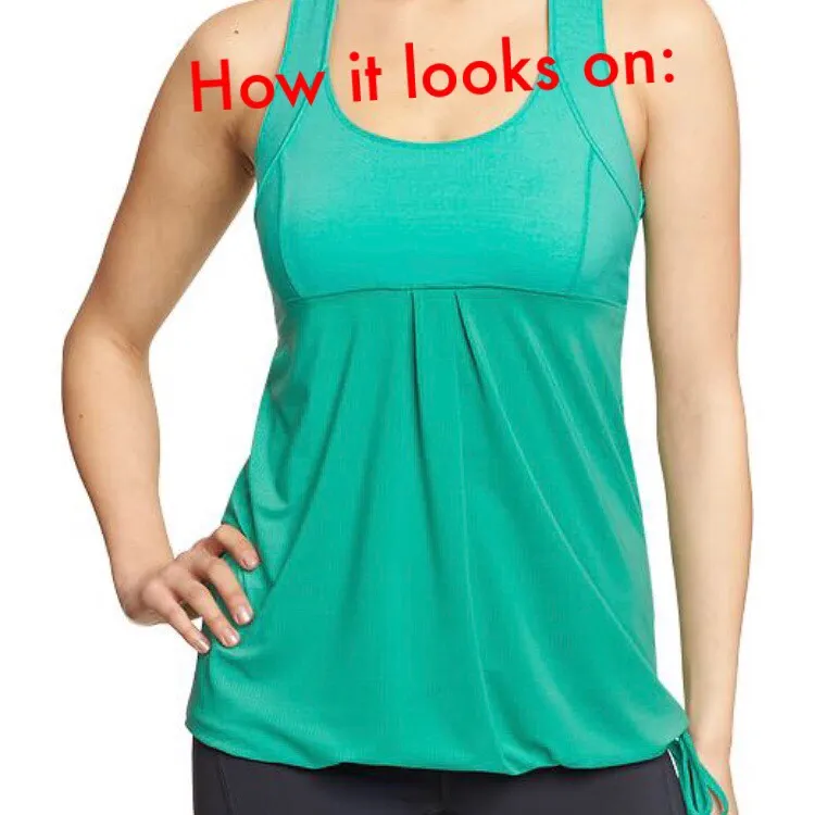 Old Navy Work Out Tank Top - Teal photo 3