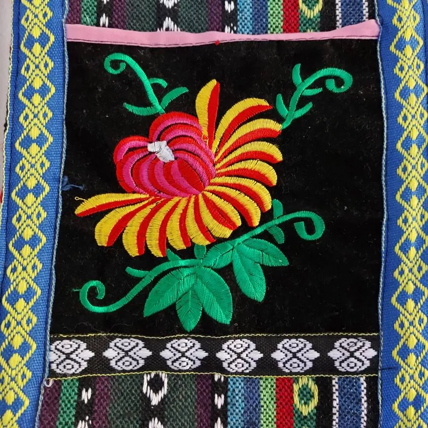 Asian Tibetan Embroidered Closet Organizer photo 5