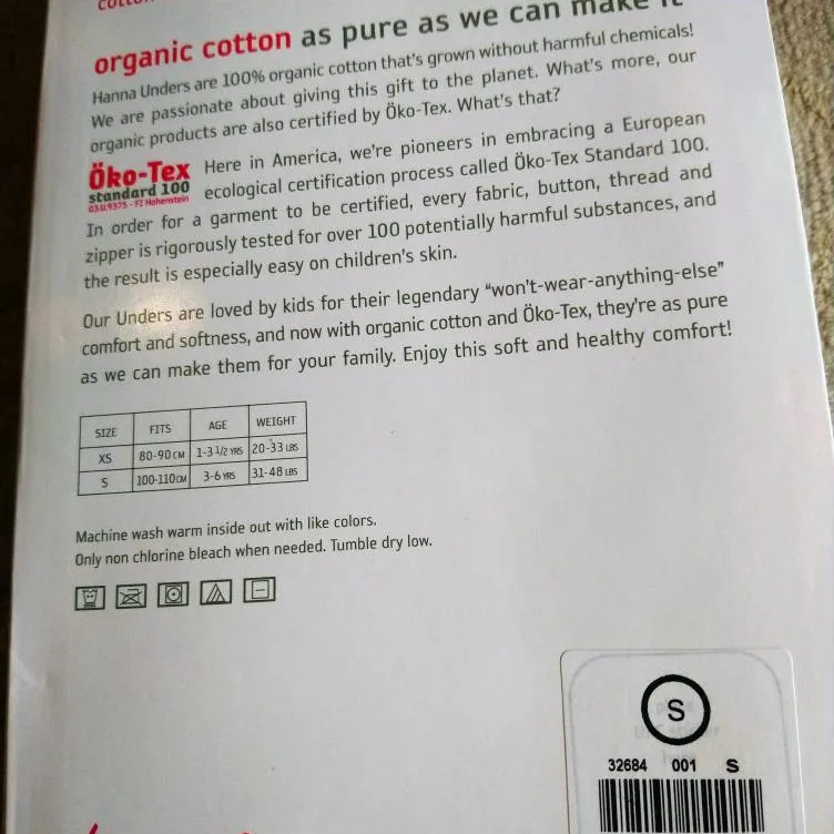 BNIB 100% Organic cotton Training underwear photo 3