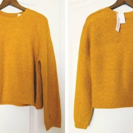 BNWT Mustard Yellow Sweater (Size 2 - fits XS & S) photo 1