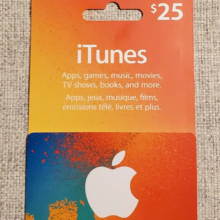 Apple Gift Card $25 photo 1