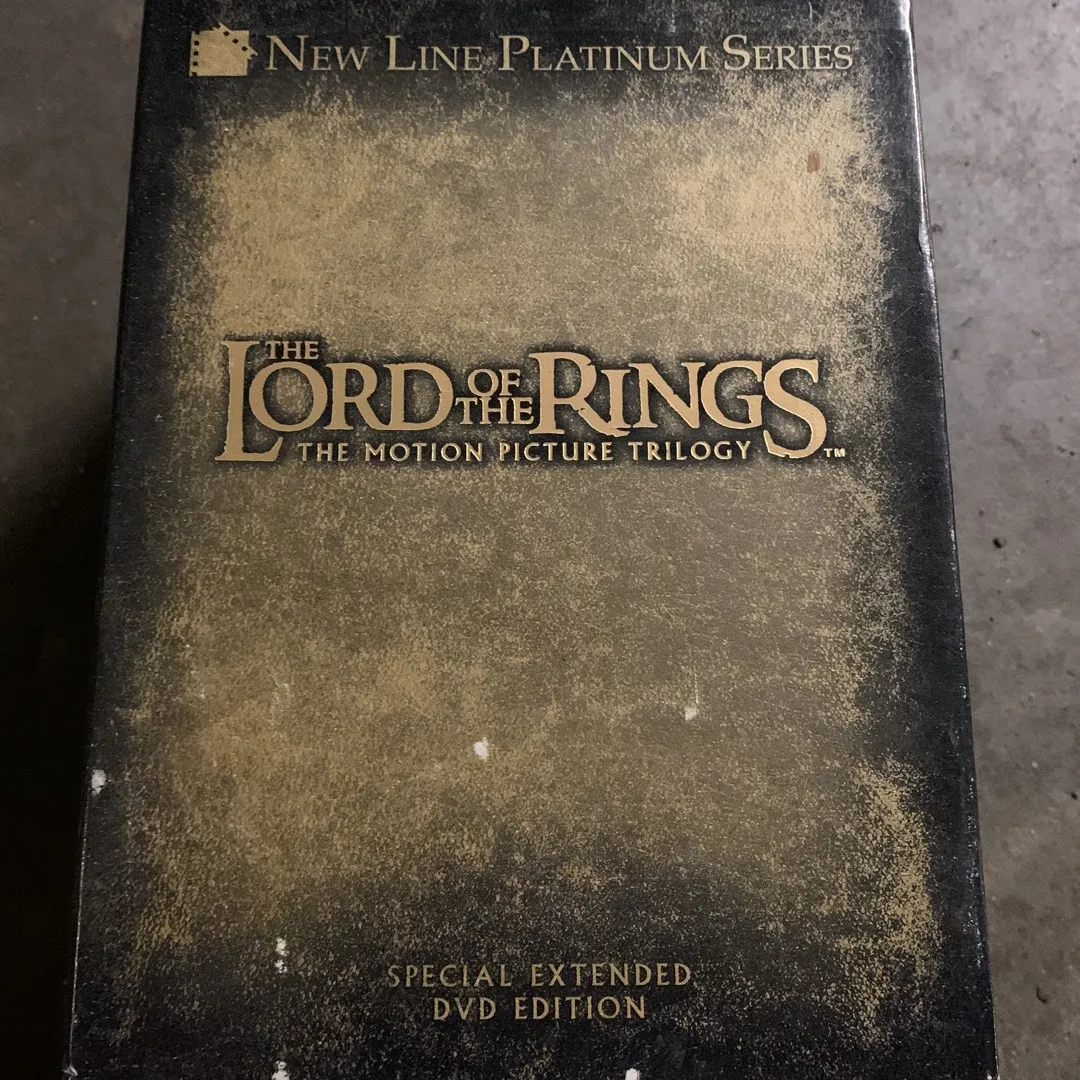 Lors Of The Rings Extended Cut DVD Collectors photo 1