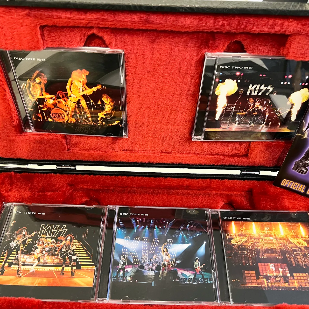 KISS The Box Set Definitive Collection Guitar Case CDs photo 6