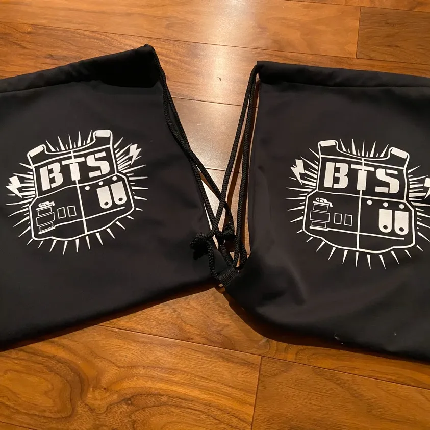 New BTS Fabric String Sacks/backpacks photo 1