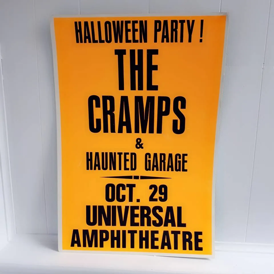Vintage Poster: The Cramps & Haunted Garage, 1988 photo 1