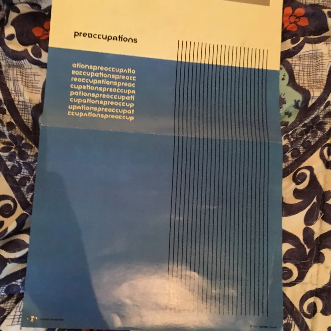 Preoccupations poster photo 1