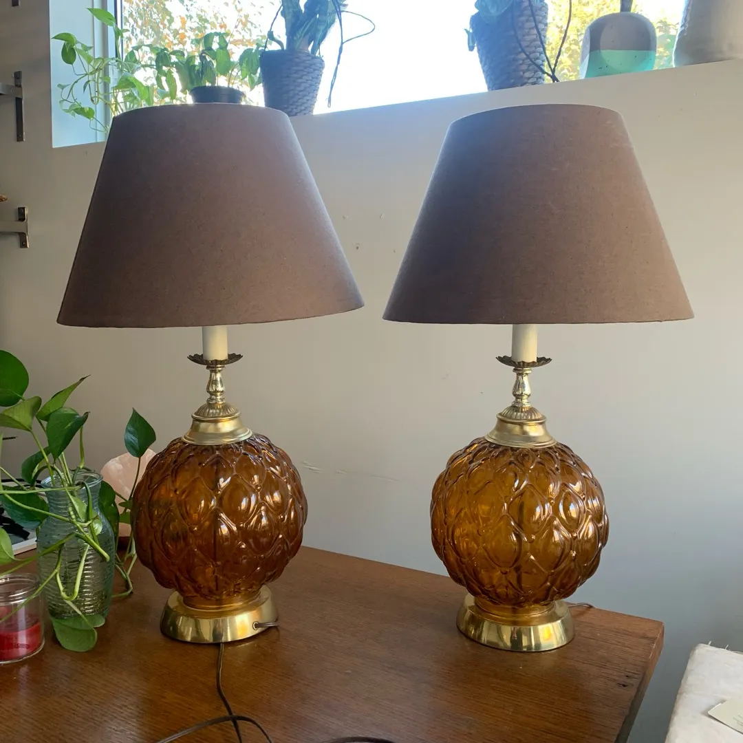 Pair of vintage lamps photo 1