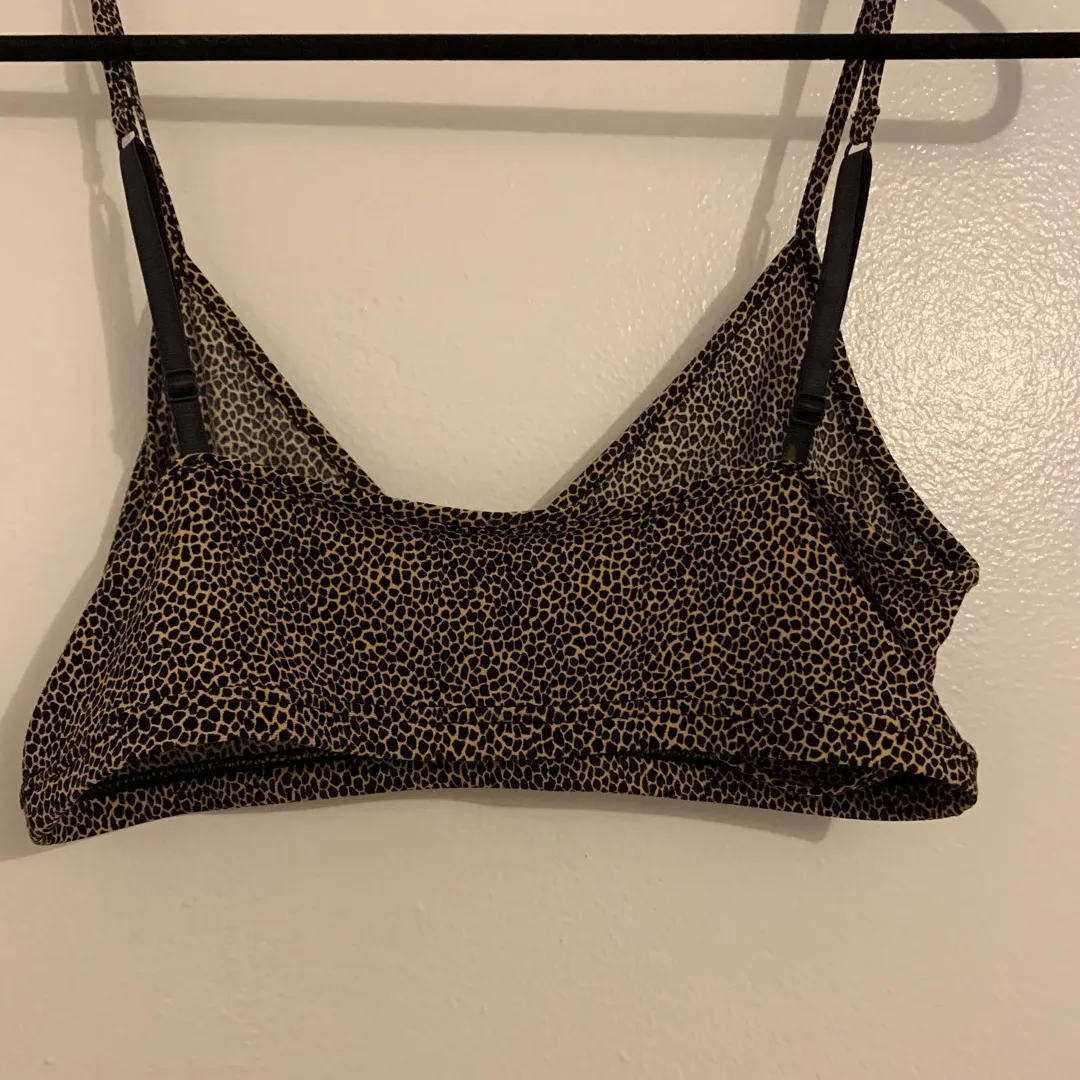 Vintage Made In Canada Leopard BRALETTE photo 5