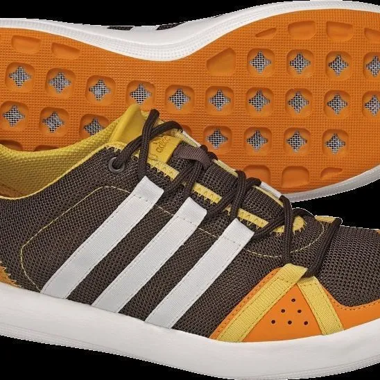New Adidas Climacool Water CC lace boat shoes espresso orange... photo 1