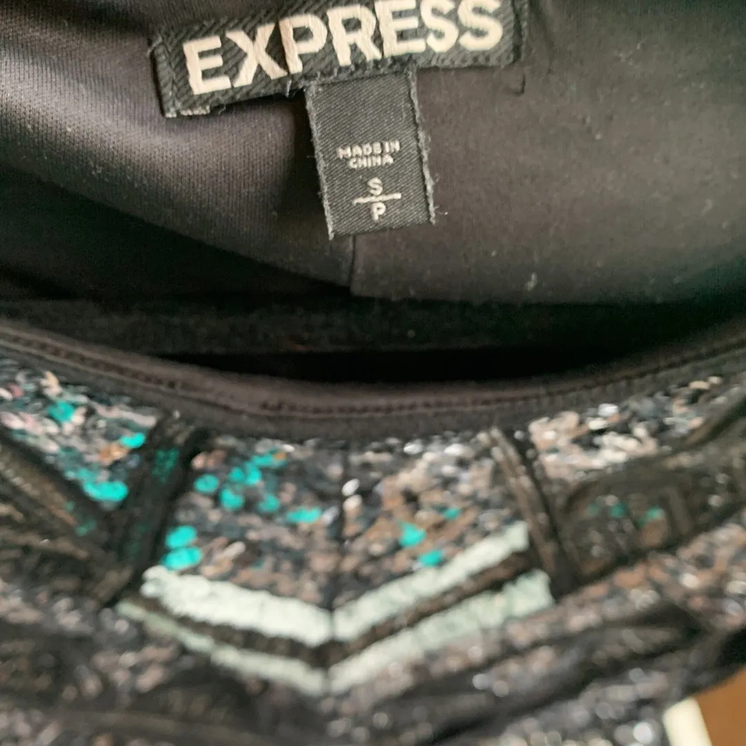 Express Sparkly Dress Size Small photo 3