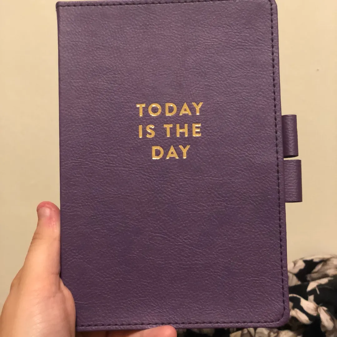 “Today Is The Day” Purple Indigo Notebook photo 1