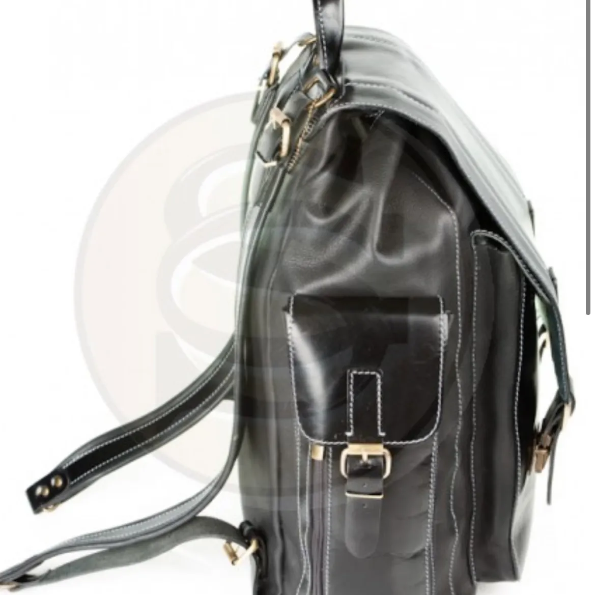Genuine Leather Backpack photo 3