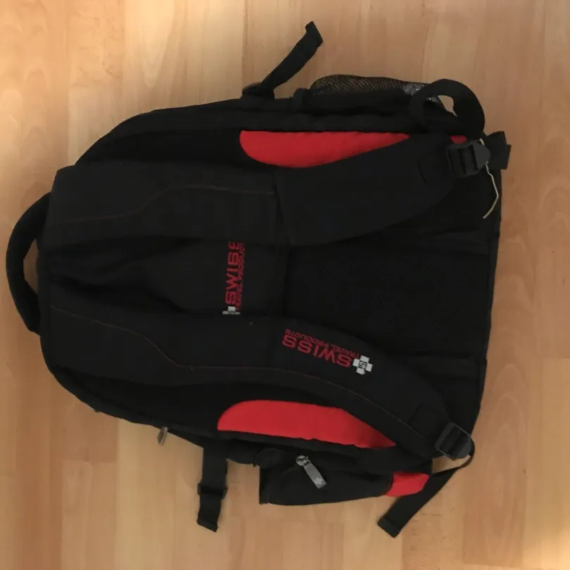 Swiss Army Red And Black Backpack Available photo 1