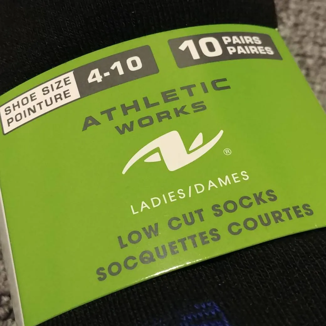 Athletic Works Ladies Low Cut Socks photo 4