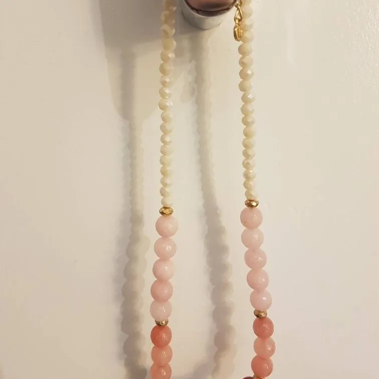 Pink Beaded Necklace photo 4
