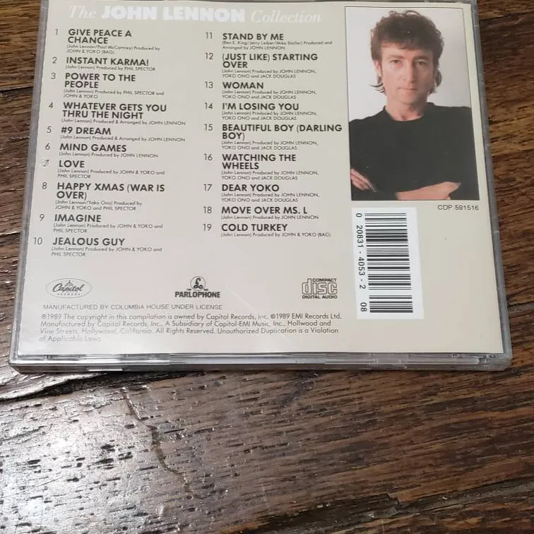 John Lennon CD photo 3